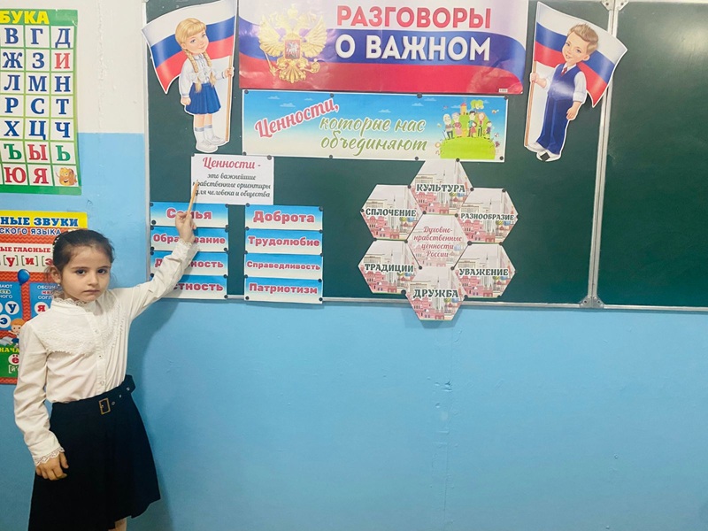 Разговоры о важном   по теме &amp;quot;Ценности,  которые нас объединяют &amp;quot;.